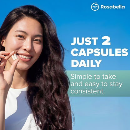 Rosabella Liposomal Glutathione 500mg – High Absorption Glutathione Supplement, Antioxidant Support, Cellular Health & Detox Support, 60 Capsules, 30 Day Supply, Daily Antioxidant Capsules